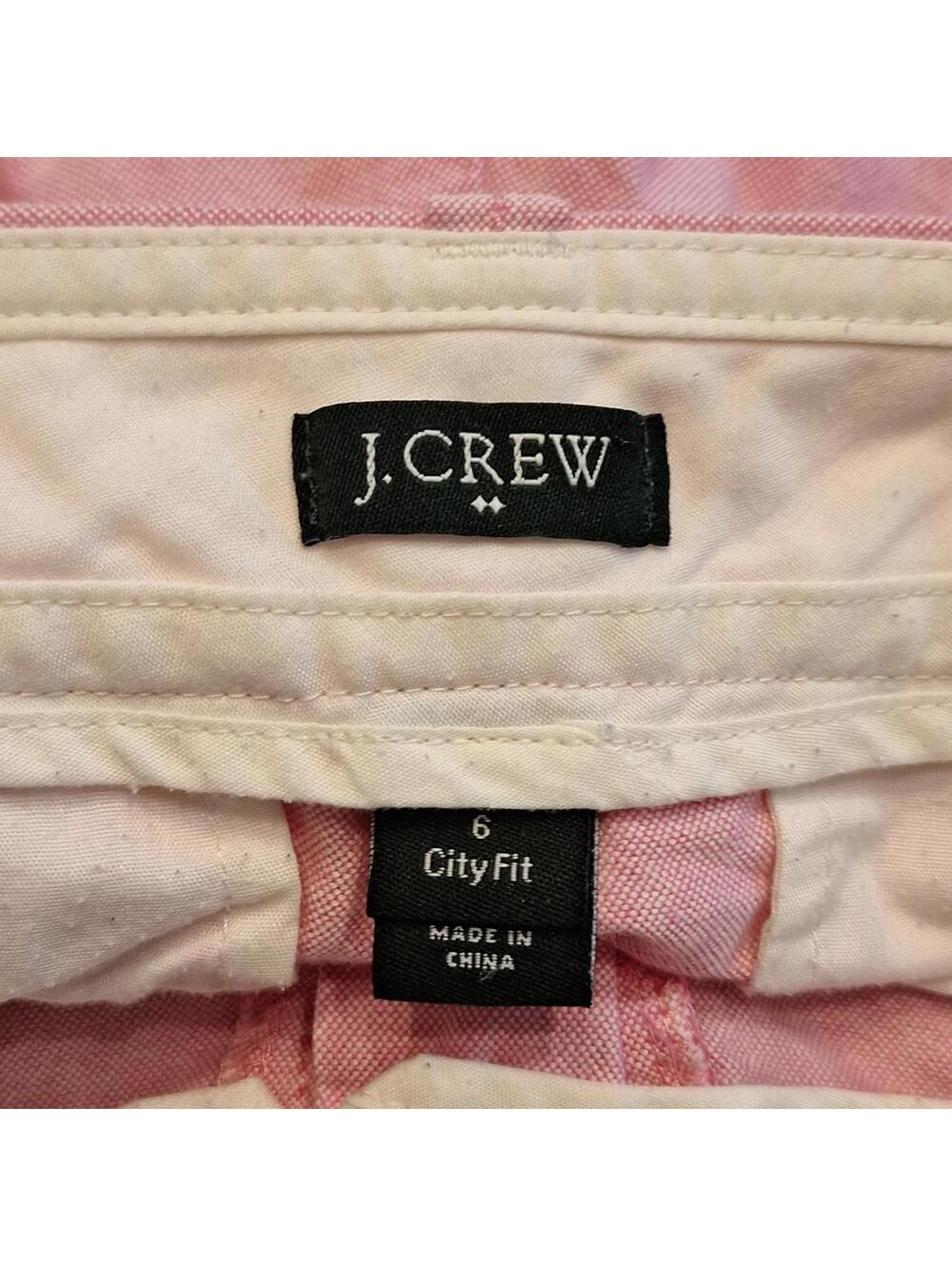 J. Crew 100% Cotton City Fit Pink Short Size 6 - Picture 4 of 5